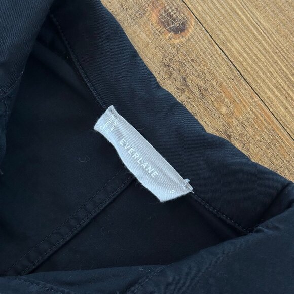 Everlane Womens Black Modern Utility Jumpsuit Size 0 Long Sleeve Coverall - Picture 3 of 7
